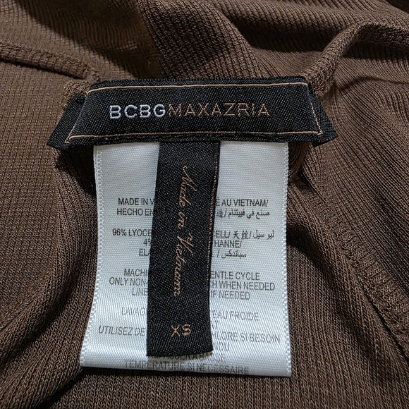 BCBGMaxAzria Chocolate Brown Knit Top - Picture 3 of 6